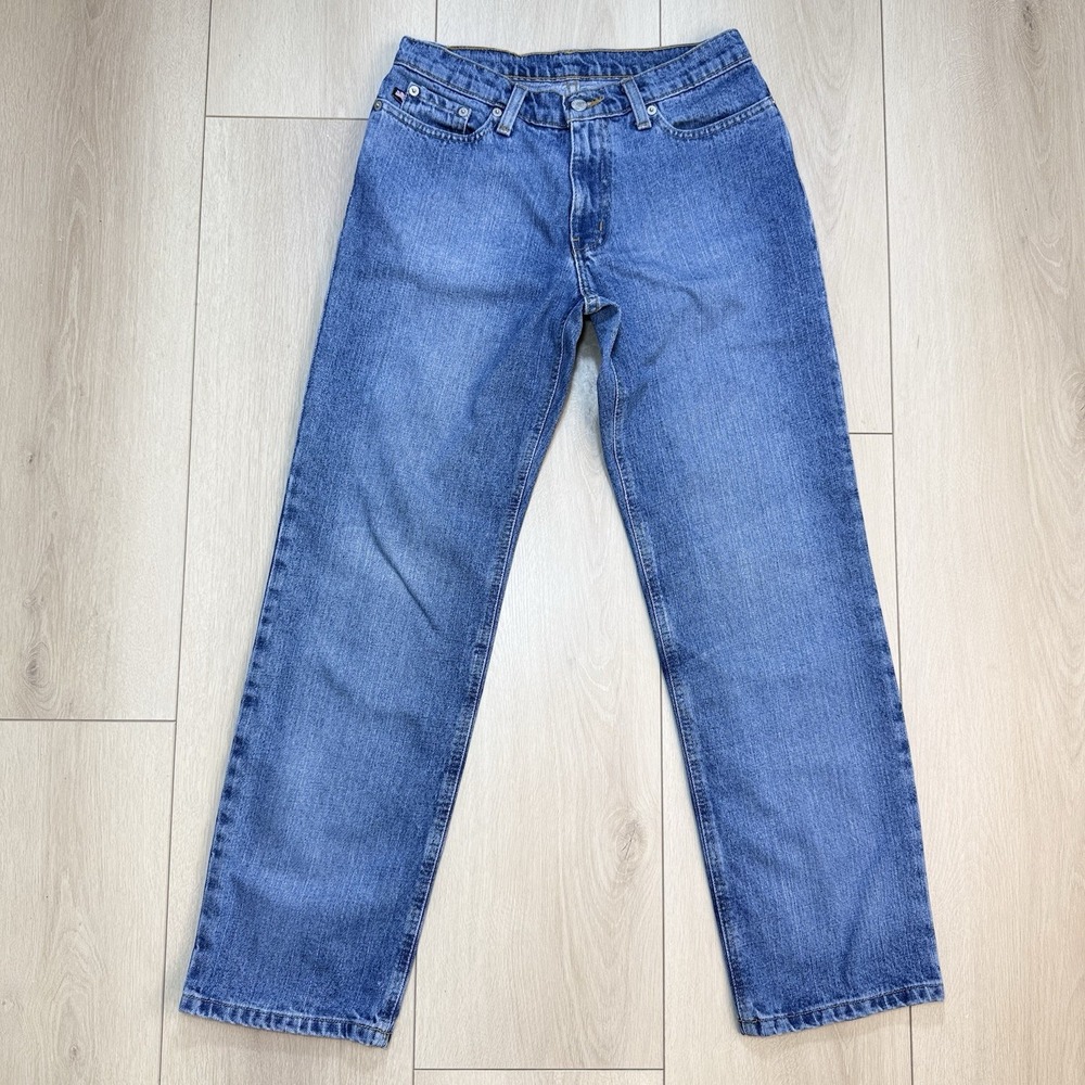 VTG Y2K Polo Jeans Co Ralph Lauren Womens Sz 2 Saturday Jeans Straight Denim 29